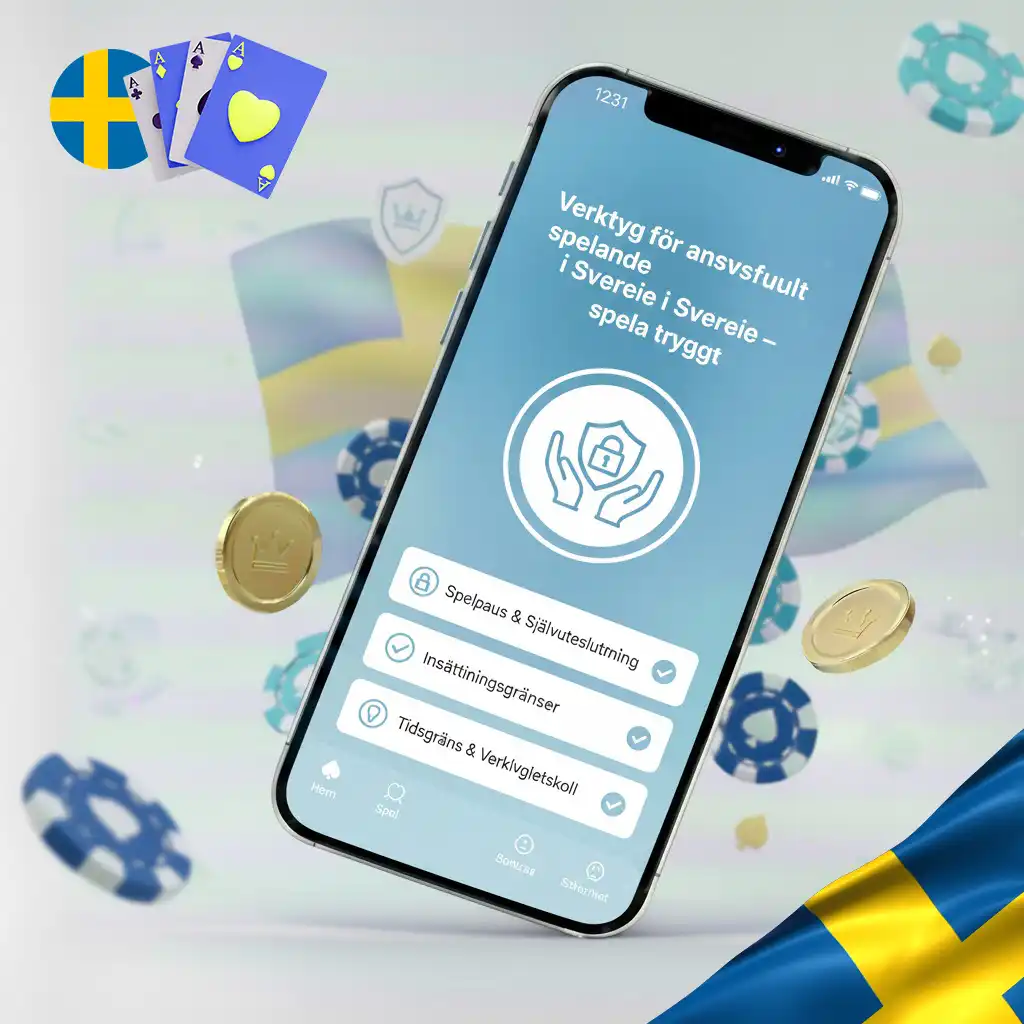 Ikoner för tryggt och ansvarsfullt spelande